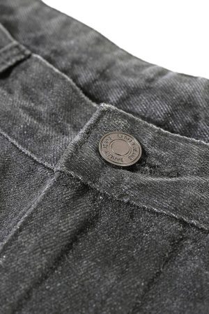 Concert Outfit Washed Batik Straight Jeans