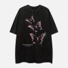 Concert Outfit Washed Butterfly Graphic Tee