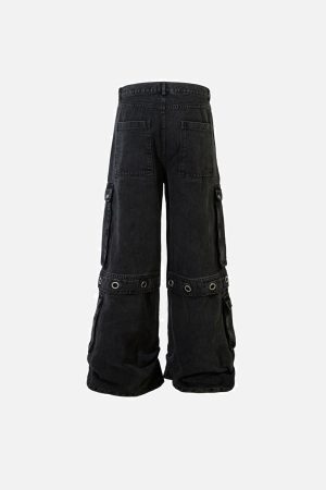 Concert Outfit Washed Cargo Jeans