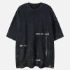 Concert Outfit Washed Castle Print Tee