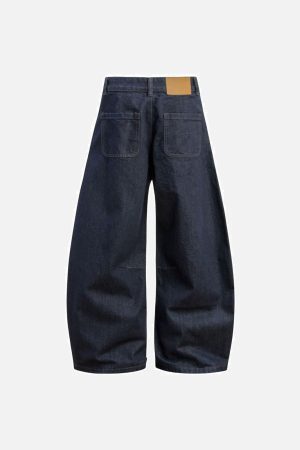 Concert Outfit Washed Curved Jeans