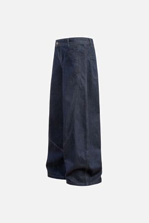 Concert Outfit Washed Curved Jeans