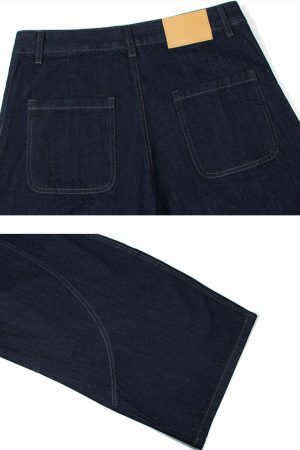 Concert Outfit Washed Curved Jeans