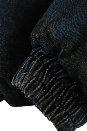 Concert Outfit Washed Denim Fur Hooded Jacket