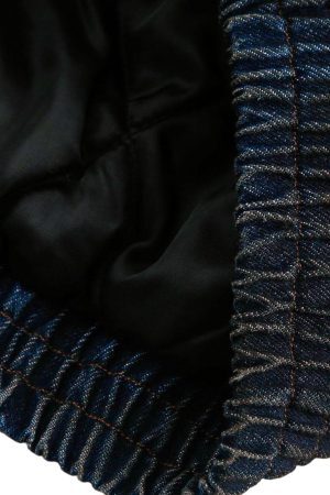 Concert Outfit Washed Denim Fur Hooded Jacket