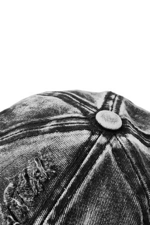 Concert Outfit Washed Denim Outdoor Cap