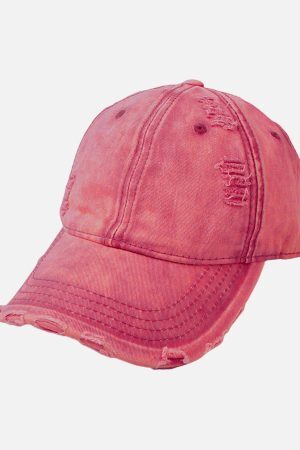 Concert Outfit Washed Denim Outdoor  Cap