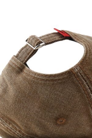 Concert Outfit Washed 'DIFFERENT GENERATION' Denim Baseball Cap