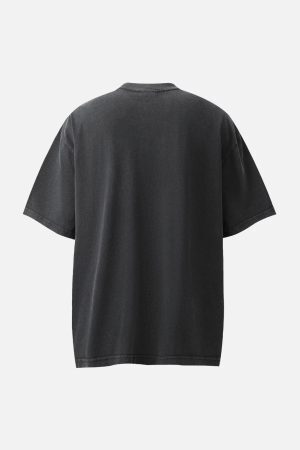 Concert Outfit Washed Digital Art Street Rap T-Shirt