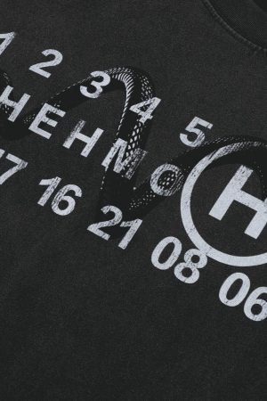 Concert Outfit Washed Digital Art Street Rap T-Shirt