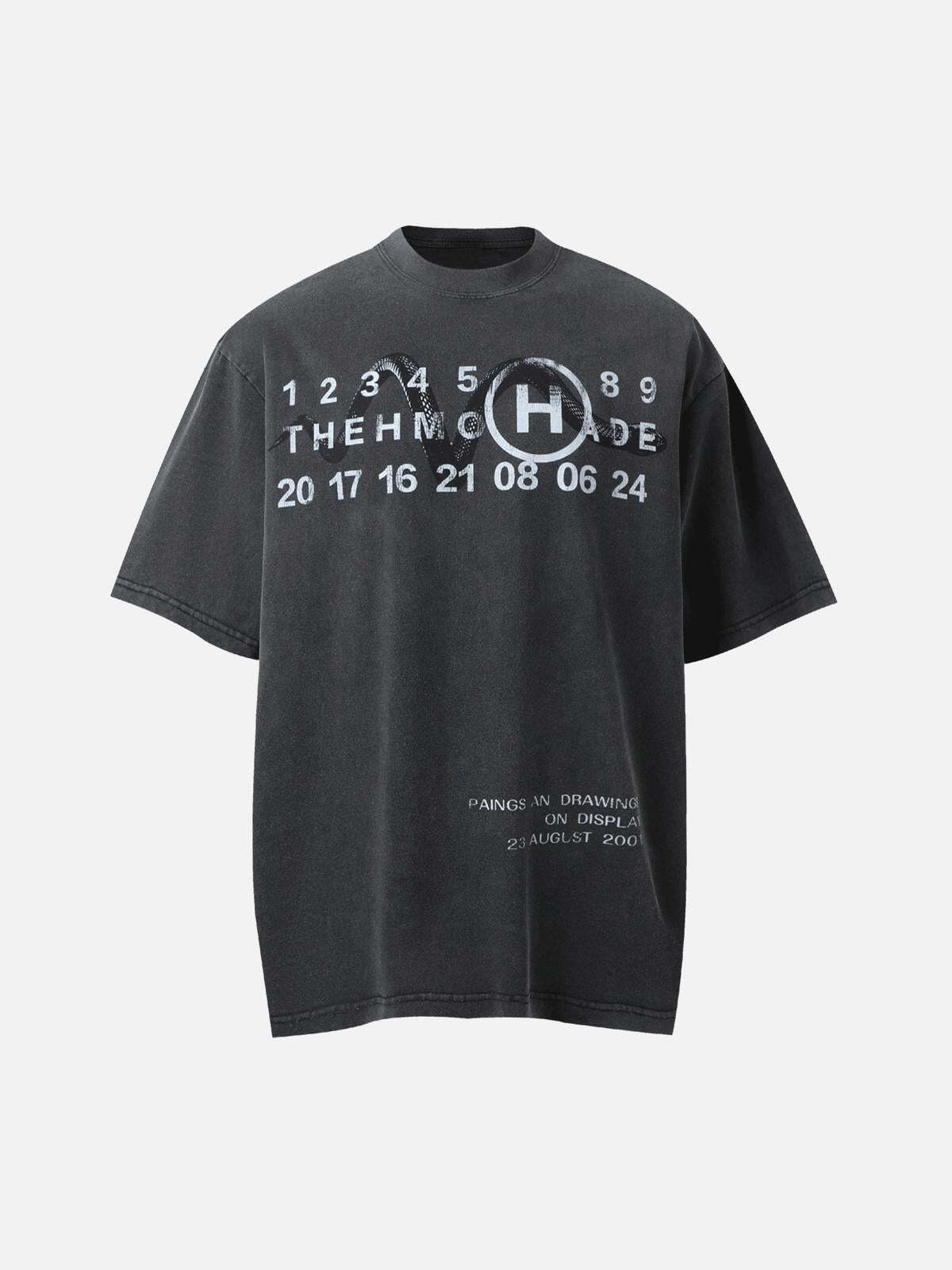 Concert Outfit Washed Digital Art Street Rap T-Shirt Concert Outfit Washed Digital Art Street Rap T-Shirt