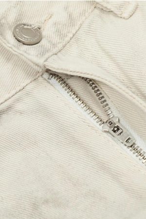 Concert Outfit Washed Distressed Jeans