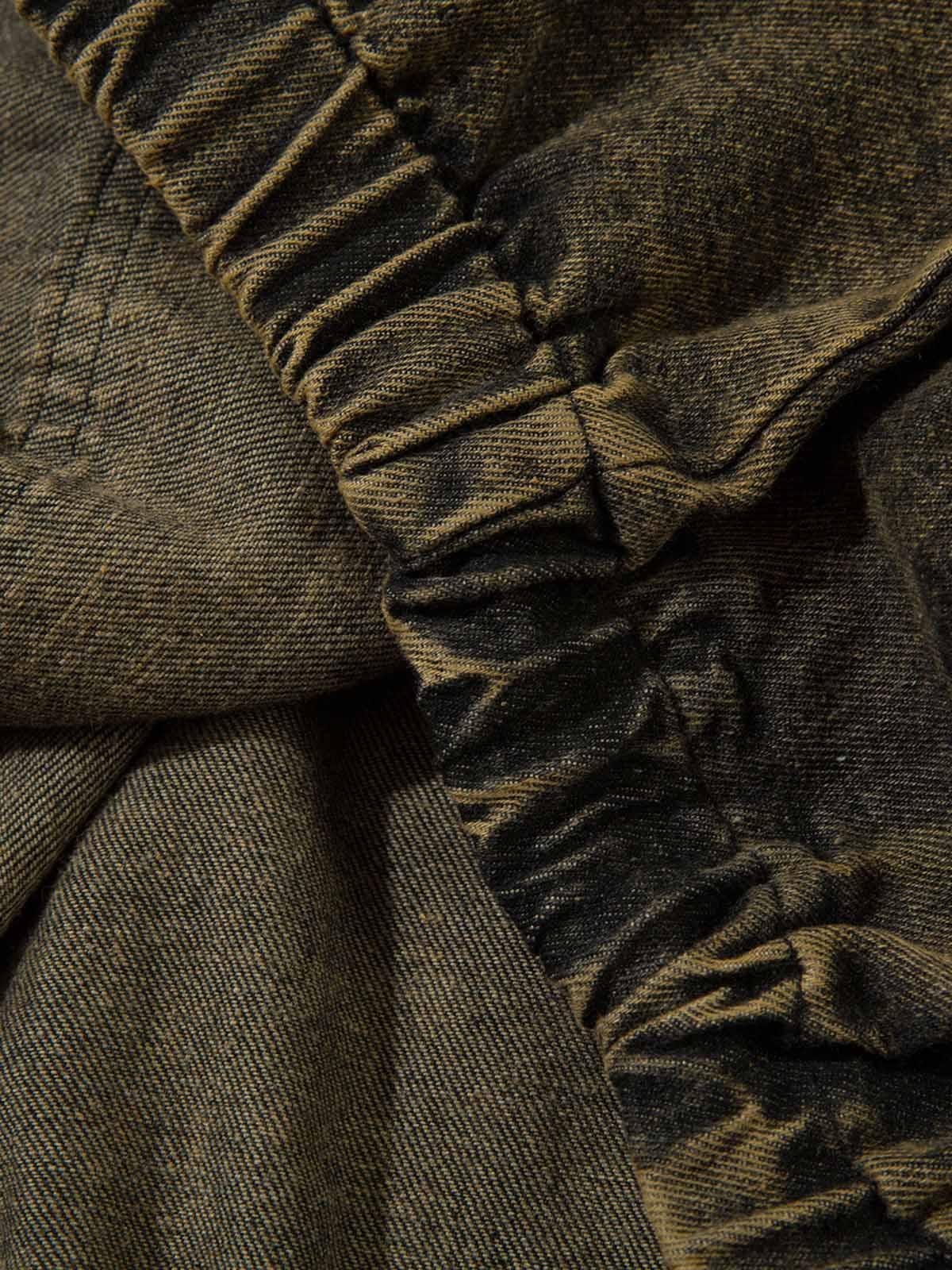 Concert Outfit Washed Distressed Letter Embroidered Denim Hoodie Concert Outfit Washed Distressed Letter Embroidered Denim Hoodie