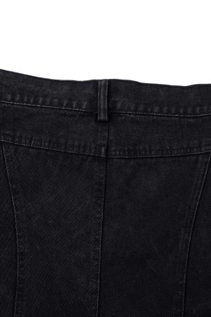 Concert Outfit Washed Distressed Multi-Pocket Cargo Jeans