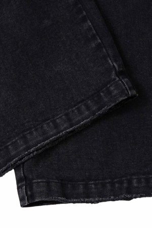 Concert Outfit Washed Distressed Multi-Pocket Cargo Jeans