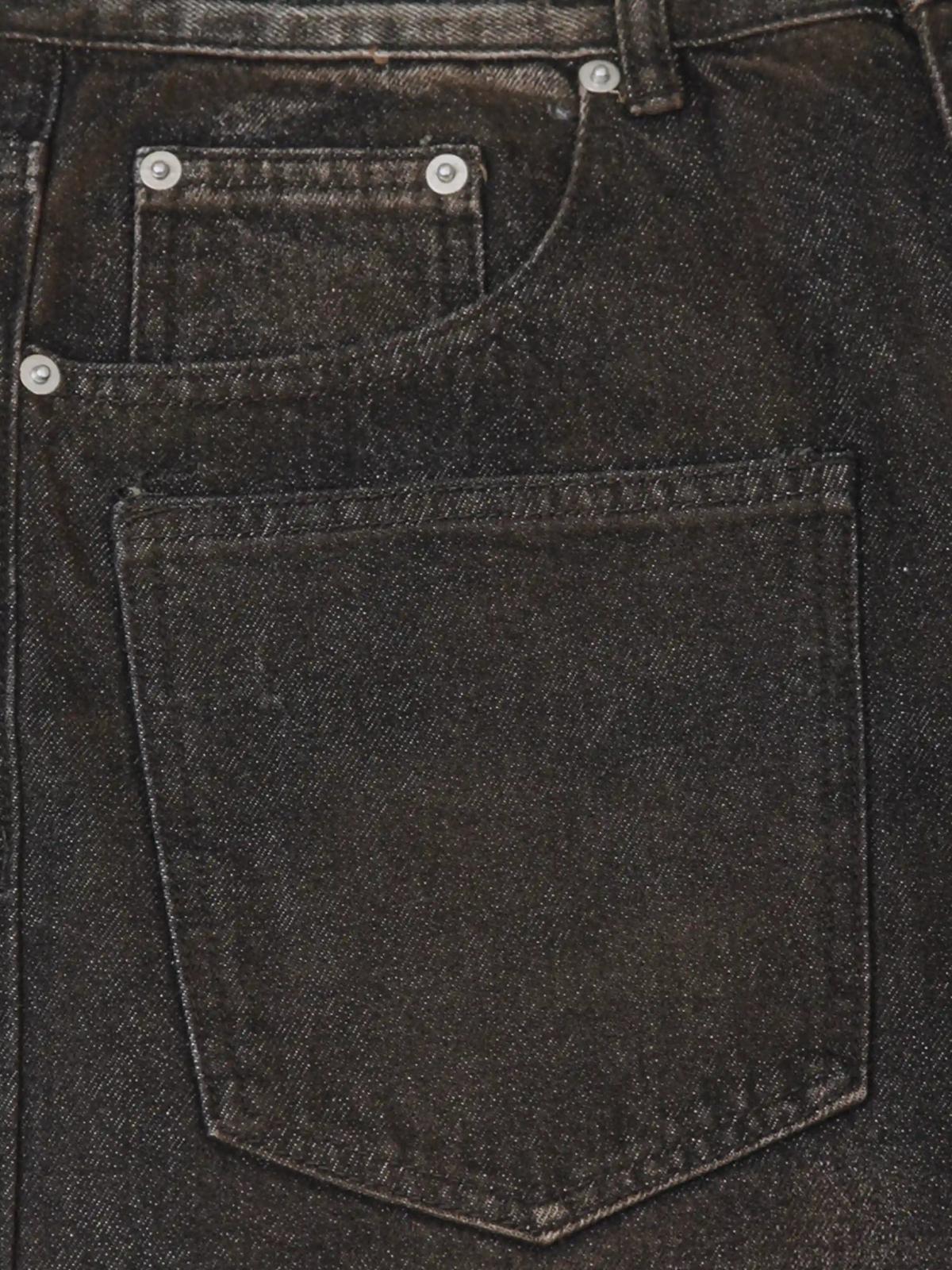 Concert Outfit Washed Distressed Multi-Pocket Ripped Jeans Concert Outfit Washed Distressed Multi-Pocket Ripped Jeans