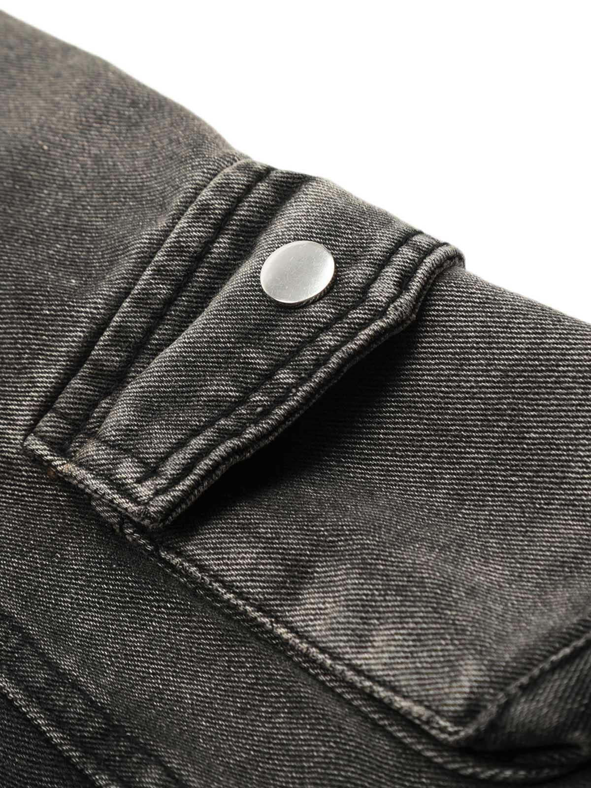 Concert Outfit Washed Distressed Multi-Pocket Straight Cargo Jeans Concert Outfit Washed Distressed Multi-Pocket Straight Cargo Jeans