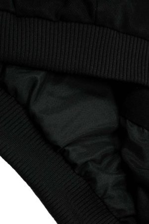 Concert Outfit Washed Distressed Patchwork Work Hooded Jacket