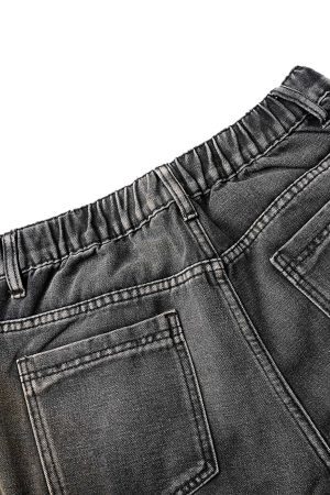 Concert Outfit Washed Distressed Pleated Cargo Jeans