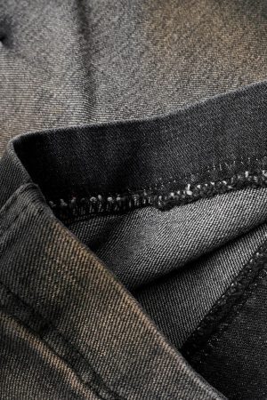 Concert Outfit Washed Distressed Pleated Cargo Jeans