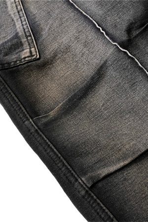 Concert Outfit Washed Distressed Pleated Cargo Jeans