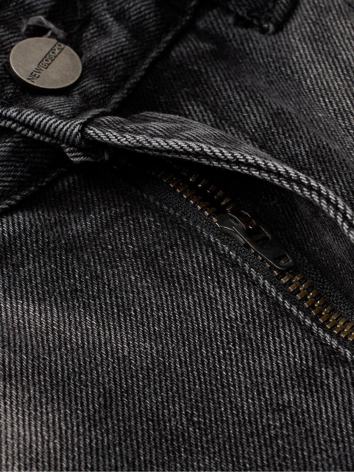 Concert Outfit Washed Distressed Raw Edge Barrel Jeans Concert Outfit Washed Distressed Raw Edge Barrel Jeans