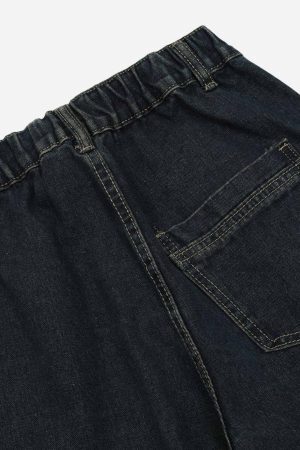 Concert Outfit Washed Distressed Star Jeans