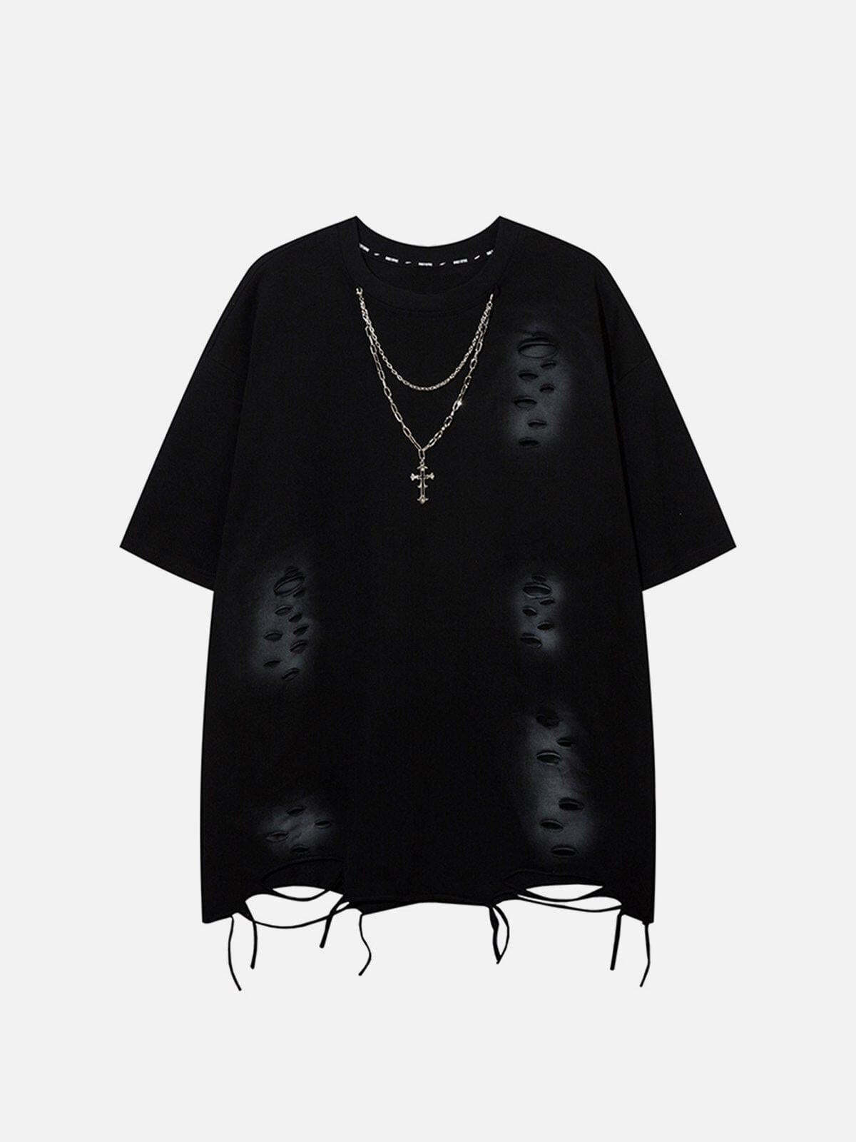 Concert Outfit Washed Distressed Tee Concert Outfit Washed Distressed Tee