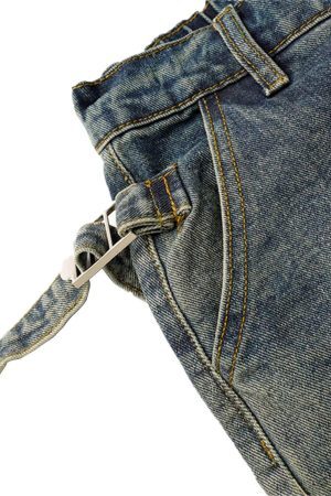 Concert Outfit Washed Distressed Waistband Straight Jeans