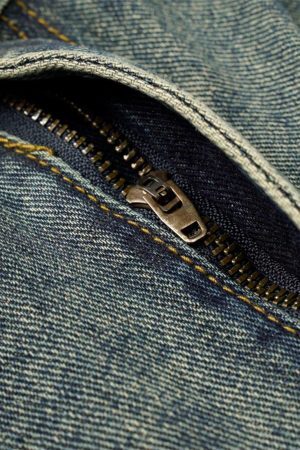 Concert Outfit Washed Distressed Waistband Straight Jeans