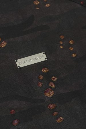 Concert Outfit Washed Distressed Zipper Hooded Jacket