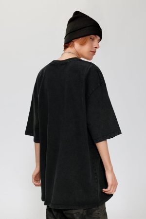 Concert Outfit Washed Doberman Graphic Tee