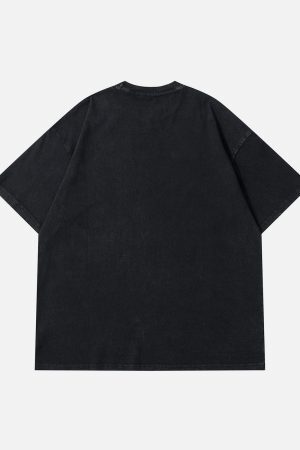 Concert Outfit Washed Flame Print Tee