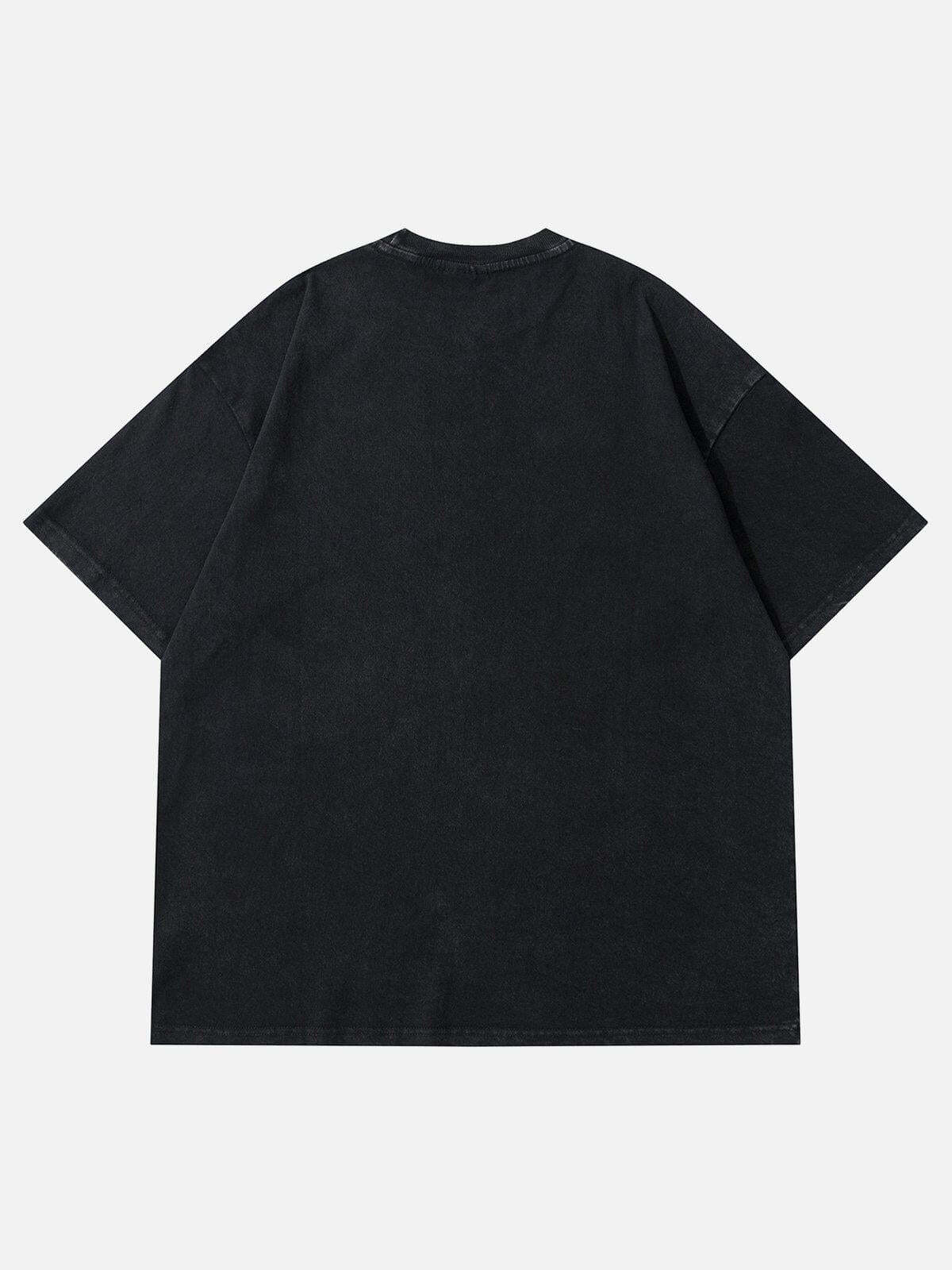 Concert Outfit Washed Flame Print Tee Concert Outfit Washed Flame Print Tee