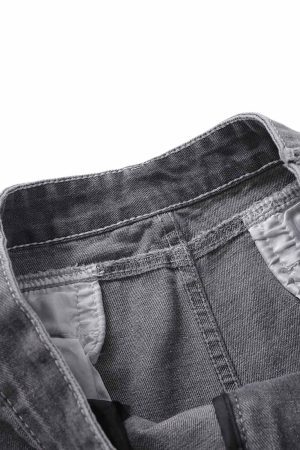 Concert Outfit Washed Gradient Flared Jeans