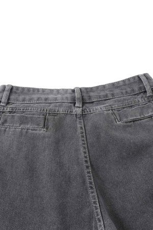 Concert Outfit Washed Gradient Flared Jeans