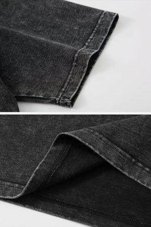 Concert Outfit Washed Graffiti Print Tee