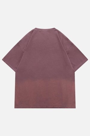 Concert Outfit Washed Graphic Gradient Tee