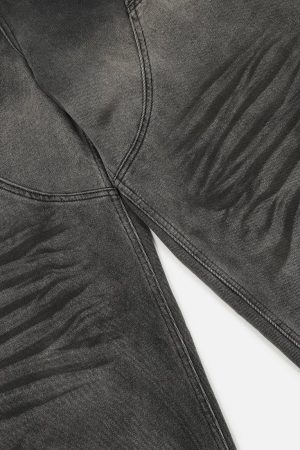 Concert Outfit Washed Graphic Jeans