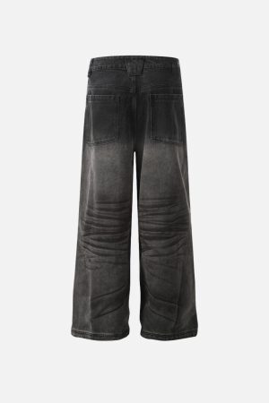 Concert Outfit Washed Graphic Jeans