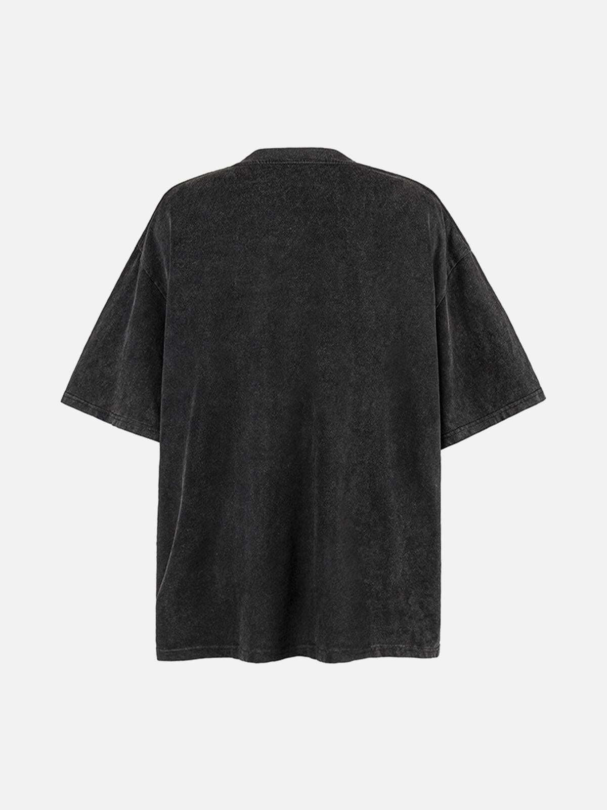 Concert Outfit Washed Graphics Oversized T-Shirt Concert Outfit Washed Graphics Oversized T-Shirt