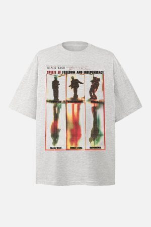 Concert Outfit Washed Graphics Oversized T-Shirt