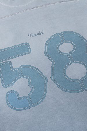 Concert Outfit Washed Jersey Welt Stitching T-Shirt