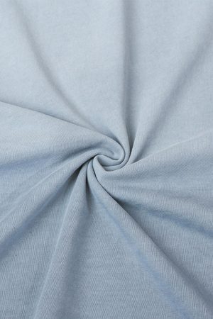 Concert Outfit Washed Jersey Welt Stitching T-Shirt