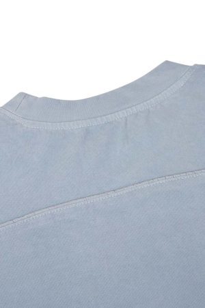 Concert Outfit Washed Jersey Welt Stitching T-Shirt