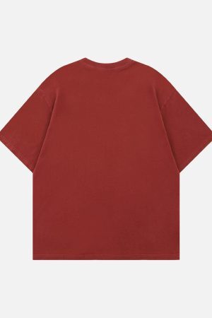 Concert Outfit Washed Letters Graphic T-Shirt