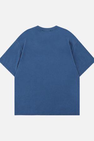 Concert Outfit Washed Letters Graphic T-Shirt