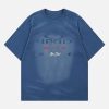 Concert Outfit Washed Letters Graphic T-Shirt