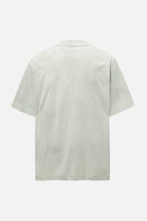 Concert Outfit Washed Lightning Oversized T-Shirt