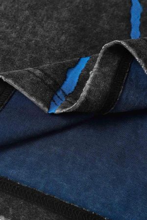 Concert Outfit Washed Lightning Oversized T-Shirt